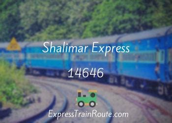 shalimar express time table.